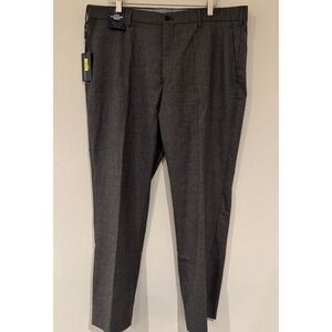 Hart Schaffner Marx Gray Wool‎ Flat Front Straight Fit Dress Pants, 40x32, NWT